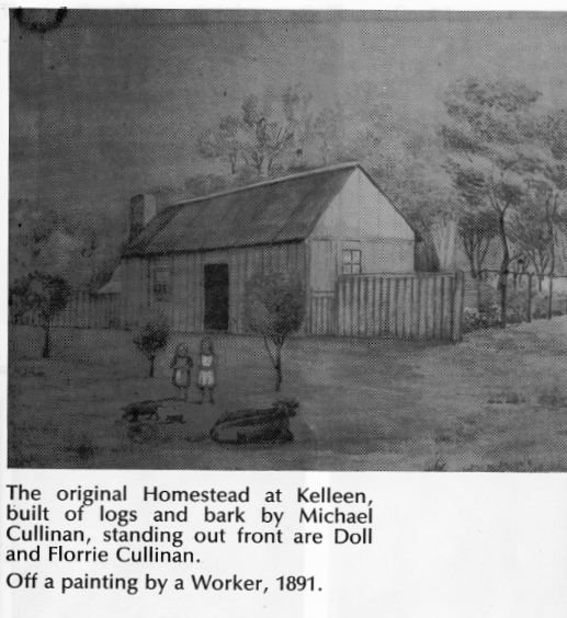 Copy of painting of Kelleen original homestead